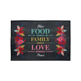 Printed Absorbent & Non-Slip Door Mat - Durable Polyester Carpet with "Kitchen" Design, Ideal for Bathrooms, Hallways, Living Rooms (Color: SJR-50-90-13, size: 19.7*35.4in/50*90cm)